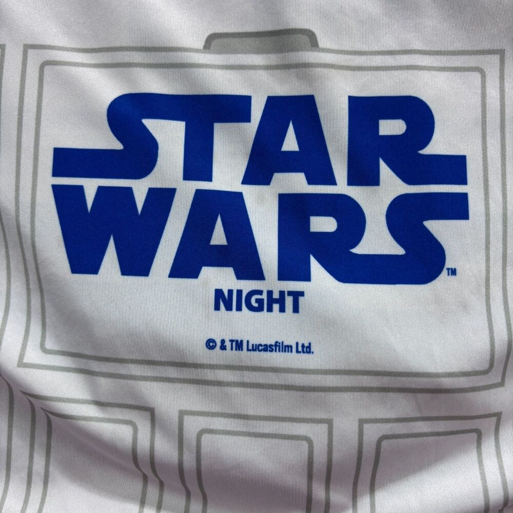 2023 Minnesota Twins Star Wars Night Lightweight Shirt Hoodie Size XL R2D2 RARE - Picture 2 of 9